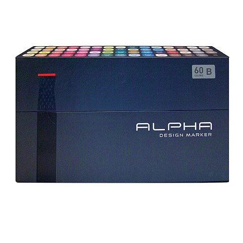 Alpha design marker - design,
