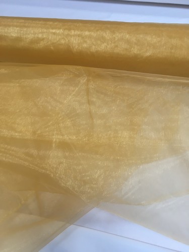 Tessuto organza oro - tessuto,