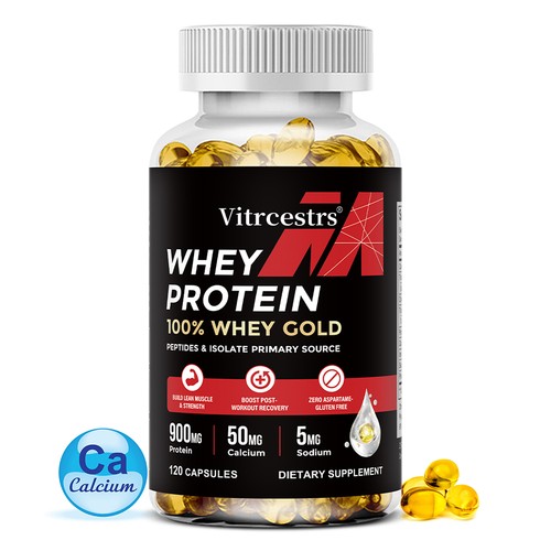 Pure whey gold protein - gold, capsule