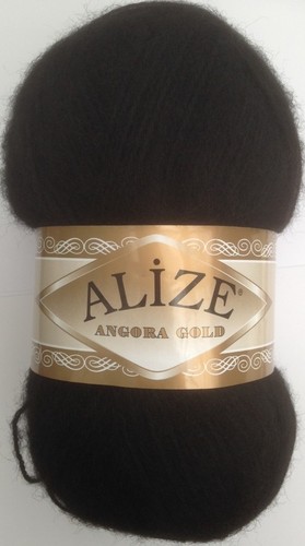Alize angora oro plain - 60, nero