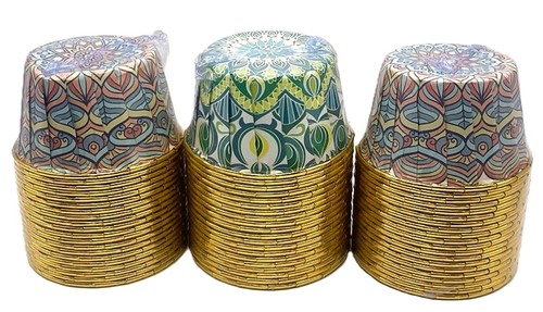 Pezzi tazze carta boho - 60,