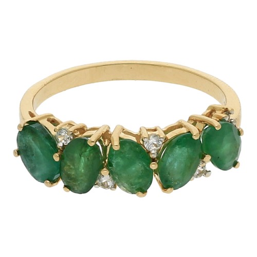 Anello pietra colorata oro