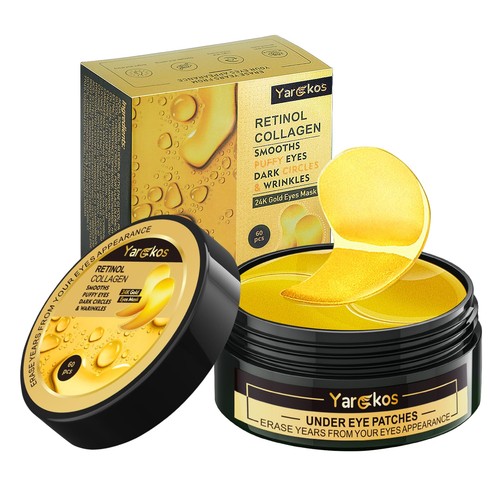 Maschera sottoocchi oro - sottoocchi,