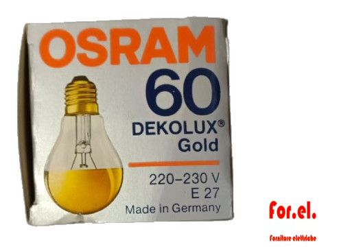 Osram decolux gold 60w e27 - decolux,