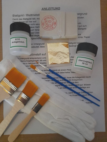 Set iniziale foglia oro - , 24