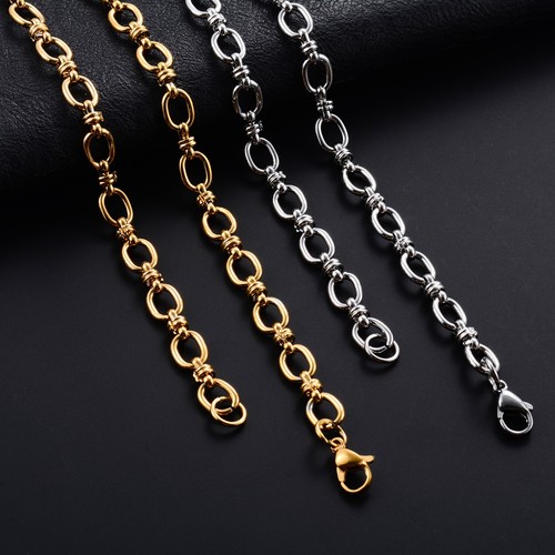 Collana corazzata chunky ovale